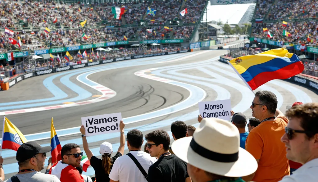 Gradas repletas de aficionados en un Gran Premio de Fórmula 1