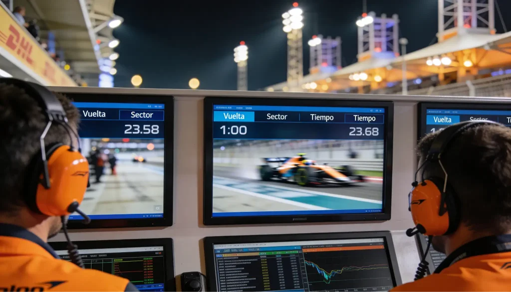 Cuotas de apuestas en Fórmula 1 con pantalla de odds