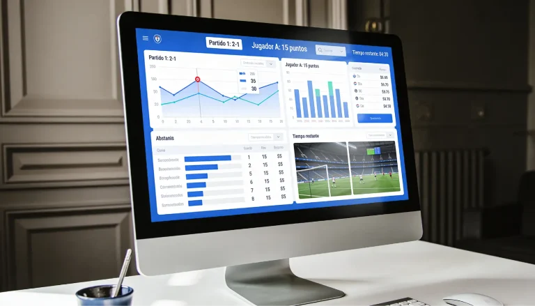 Pantalla de ordenador mostrando datos estadísticos de apuestas deportivas de Fórmula 1